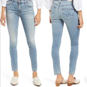 AG The Farrah High Waist Skinny Jeans